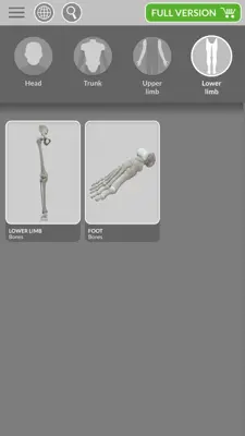 Skeleton 3D Anatomy android App screenshot 9