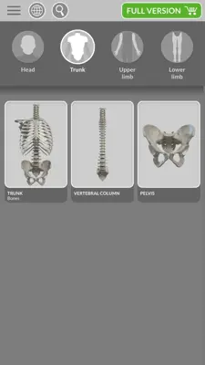 Skeleton 3D Anatomy android App screenshot 7